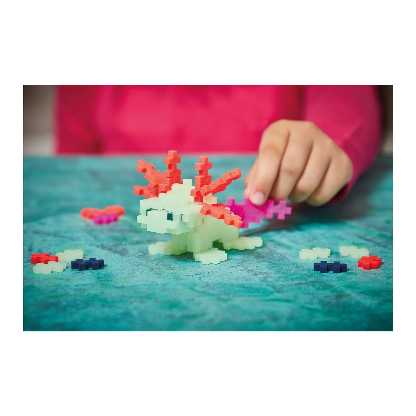 100 BLOCS CRÉATIFS POUR CONSTRUIRE UN AXOLOTL
