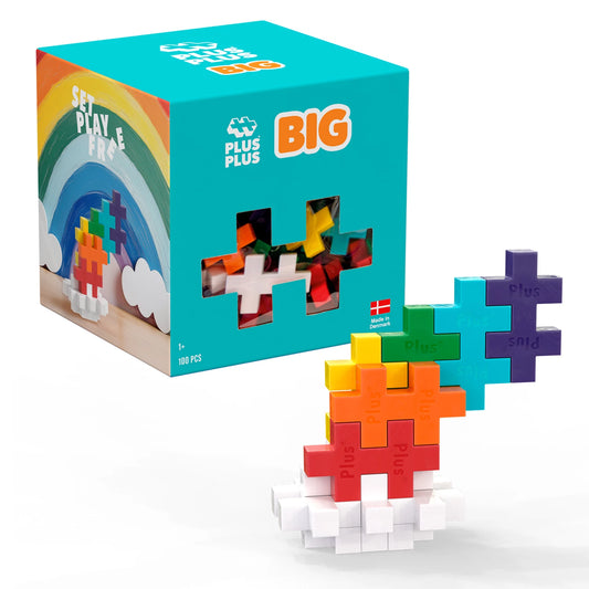 100 GRANDS BLOCS CRÉATIFS ARC-EN-CIEL
