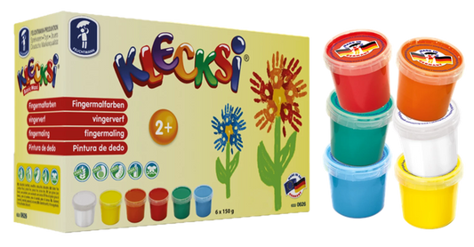 KLECKSI COLORI A DITA BASIC MAXI 6X150G