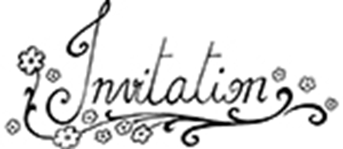 ALADINE - STEMPEL C EINLADUNG FLEURIE, FRANZ. - F/ML
