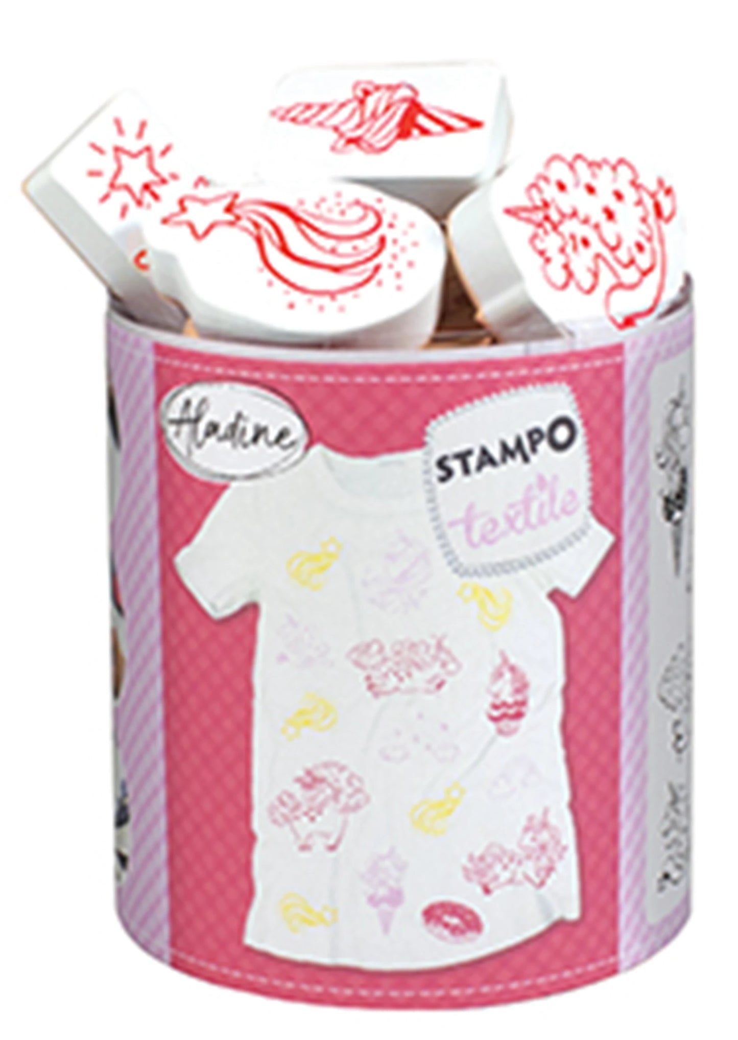 TAMPON TEXTILE LICORNES