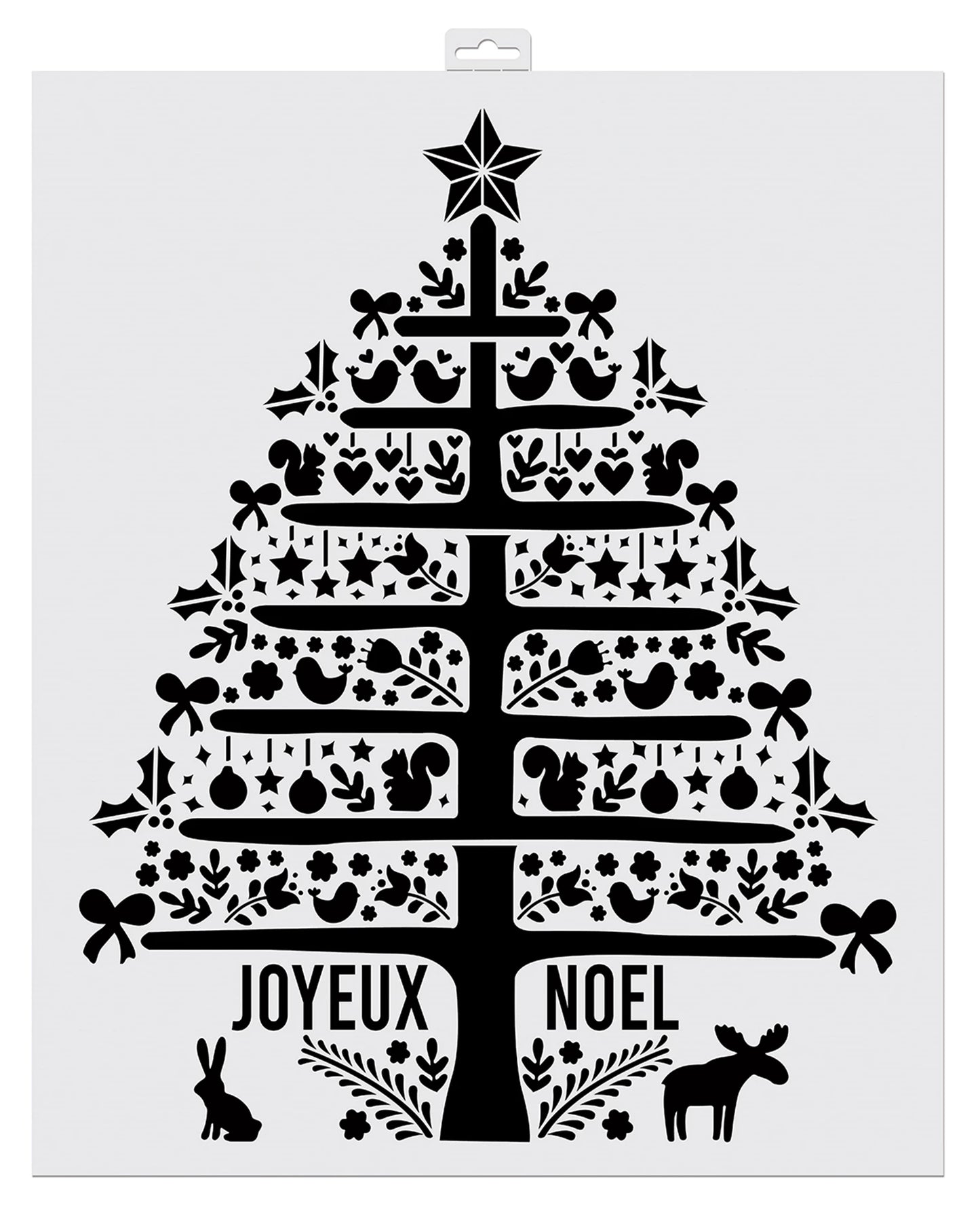 POCHOIR ARBRE SCANDINAVE