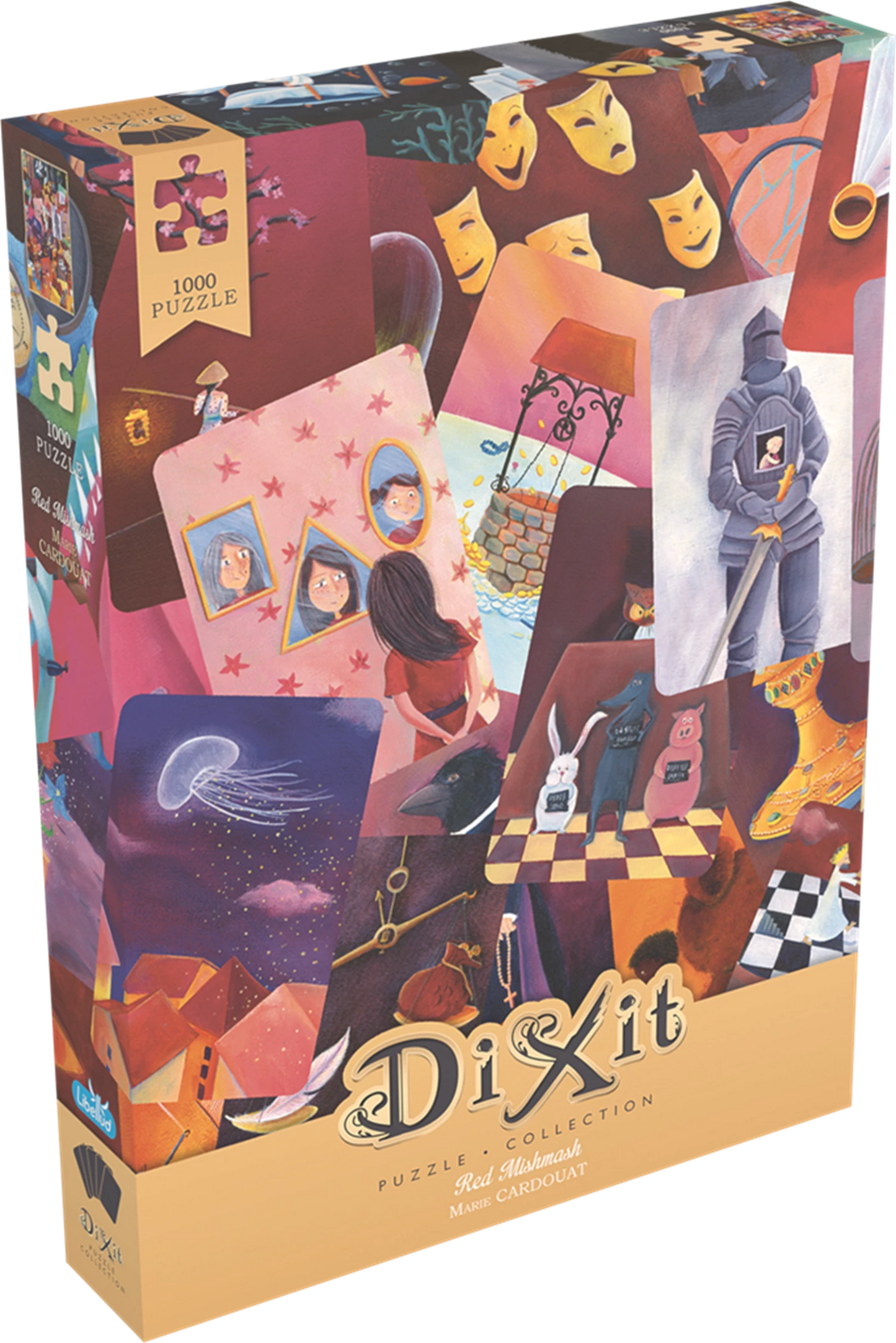 DIXIT PUZZLE 1000 PIÈCES ROUGE MISHMASH (ML)