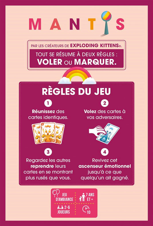 EXPLODING KITTENS - MANTIS 2.0 (FR) - F