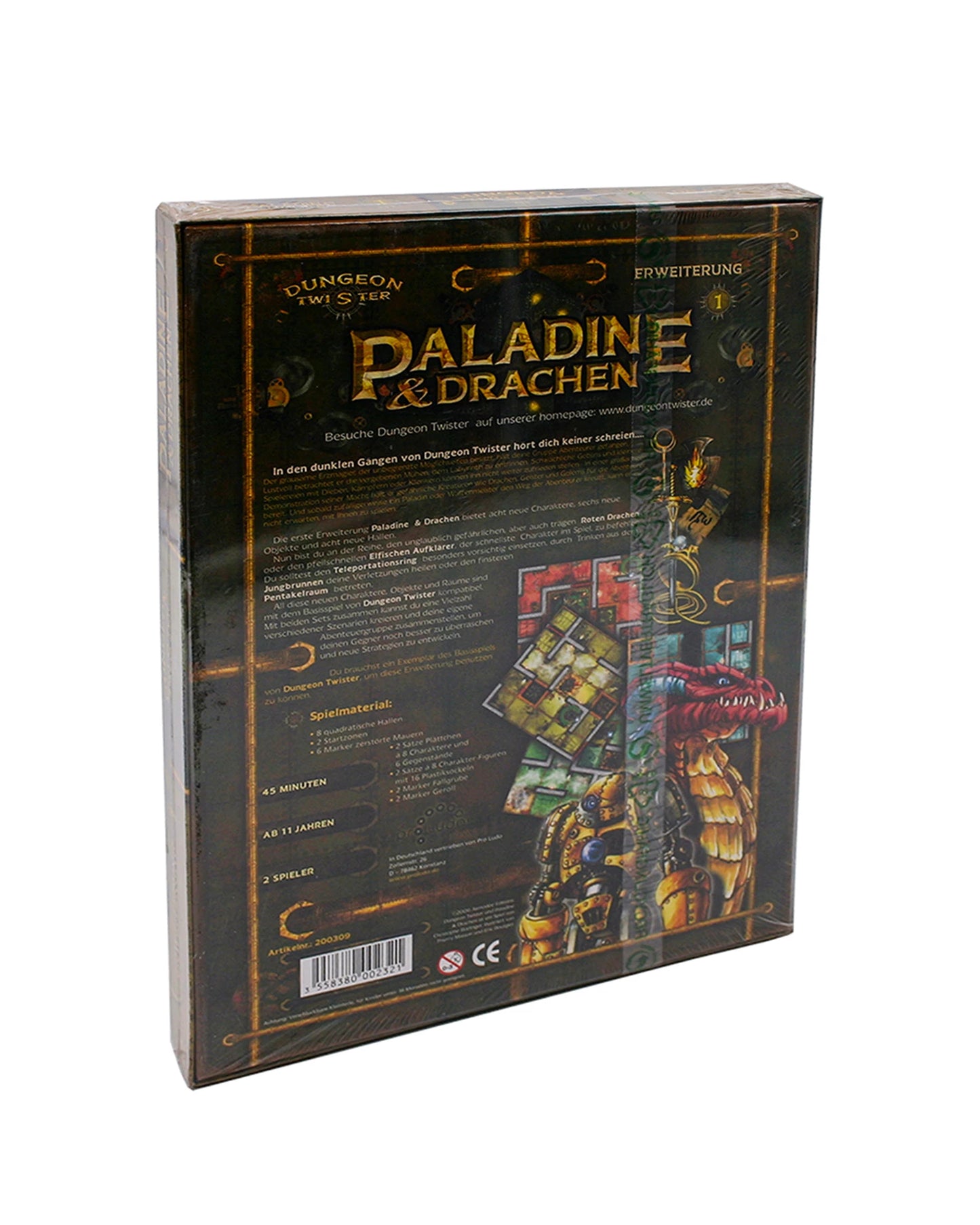DUNGEON TWISTER ESPANSIONE 1 - PALADINI E DRAGHI (DE)