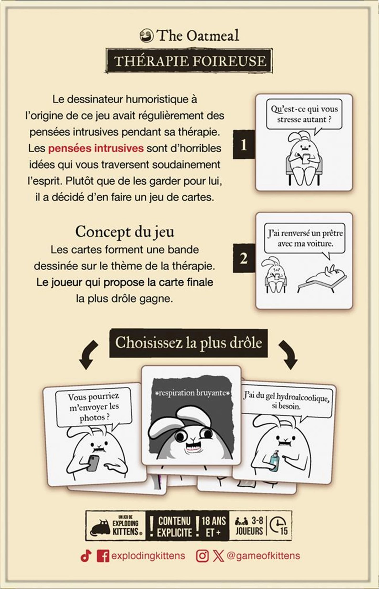EXPLODING KITTENS - THERAPIE FOIREUSE (FR) - F/F