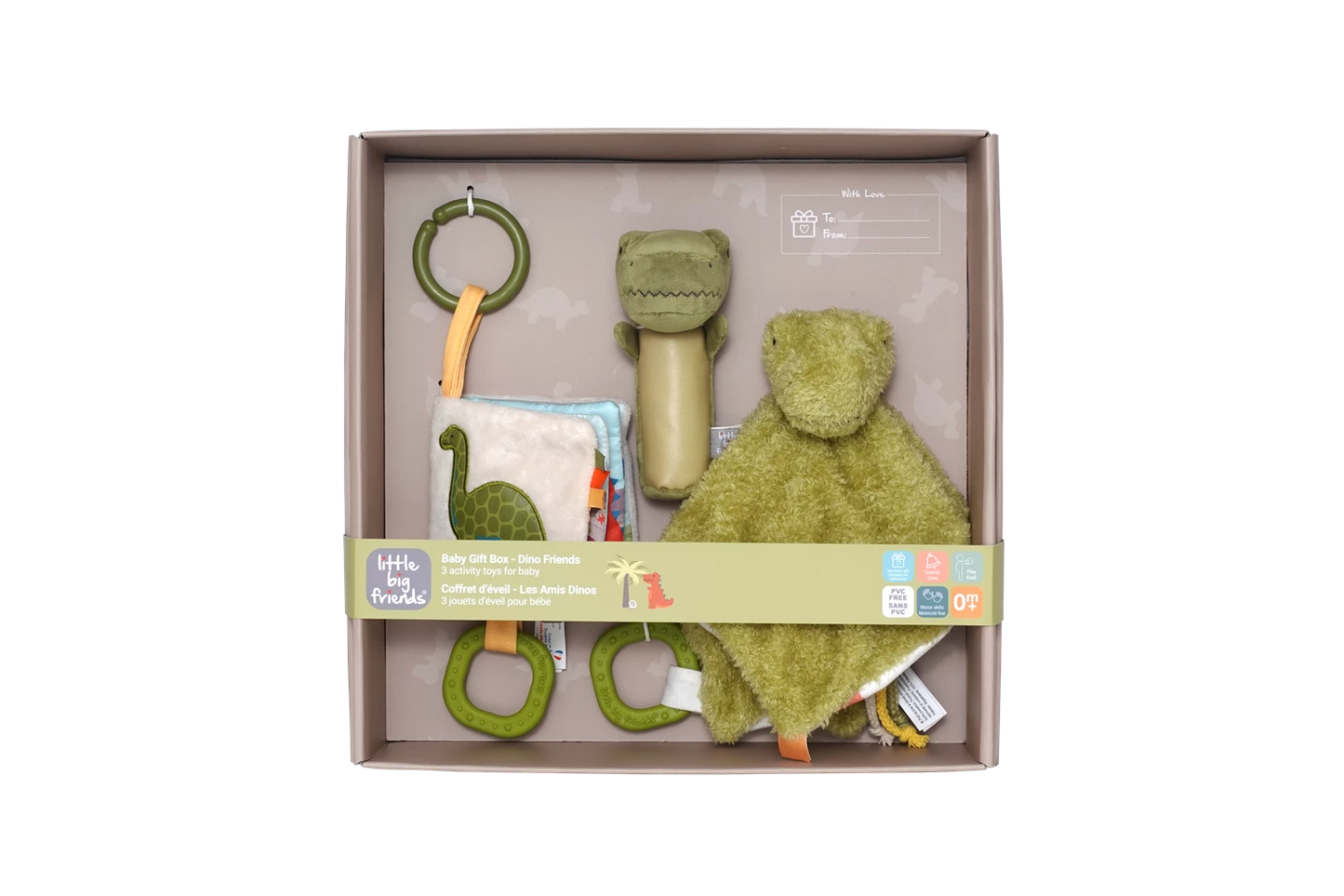 LITTLE BIG FRIENDS - LBF WECKSET DIE DINOS-FREUNDE - F/D/I/ML