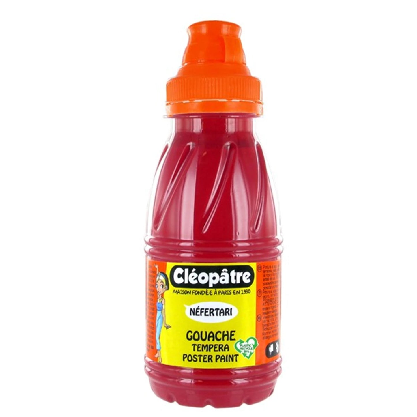 NEFERTARI – GOUACHE TEMPERA 250ML ROSSO FUOCO