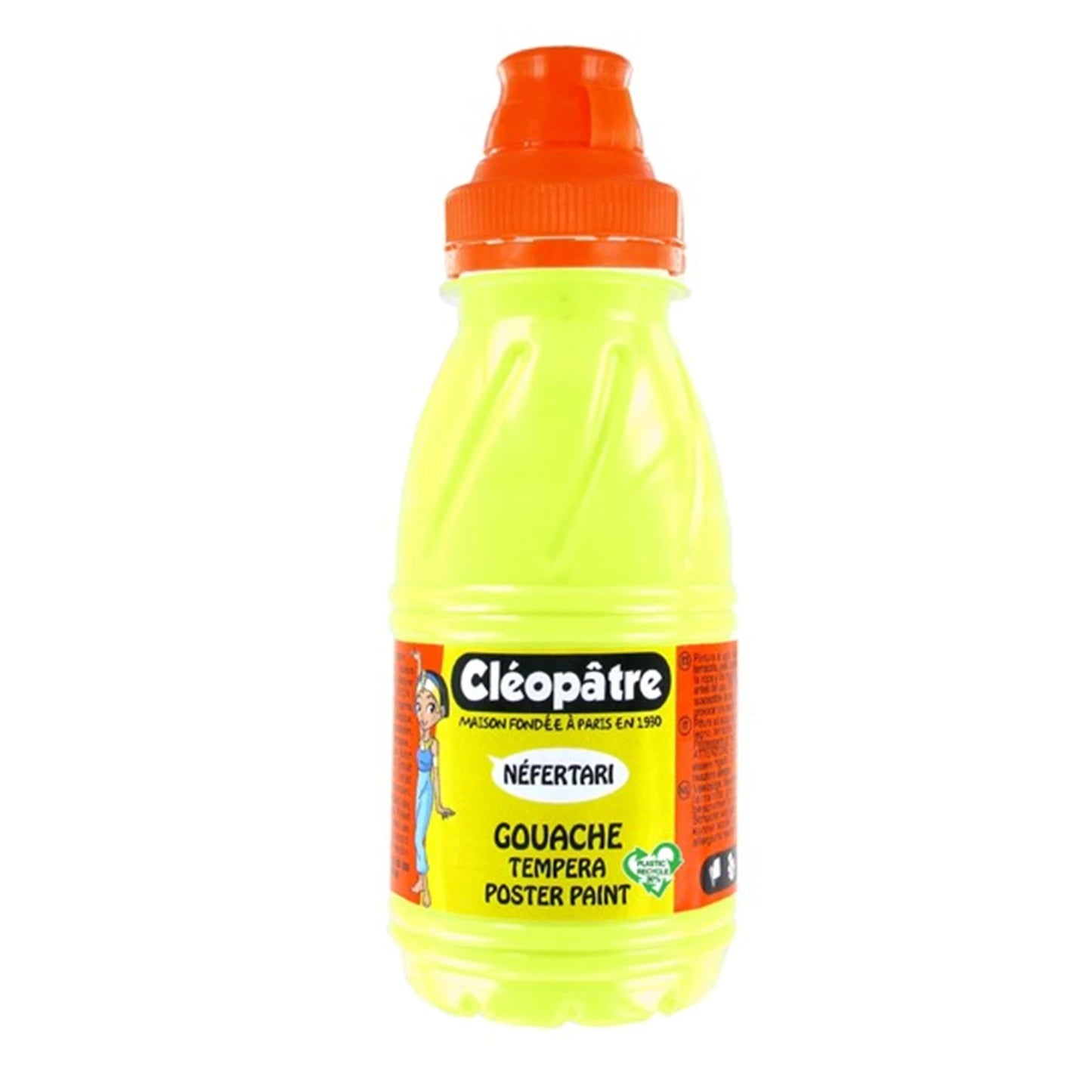 NEFERTARI – TEMPERA A GUAZZO 250ML GIALLO NEON