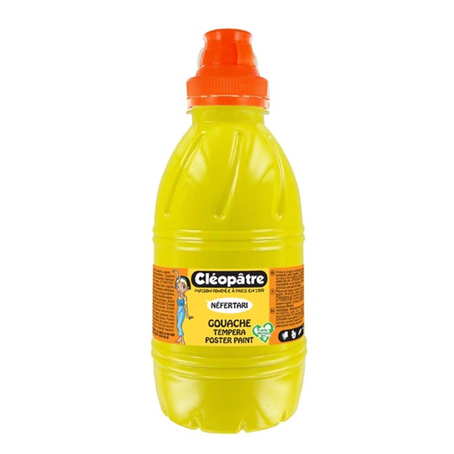 NEFERTARI – GUAZZO-TEMPERA 500ML GIALLO PRIMARIO