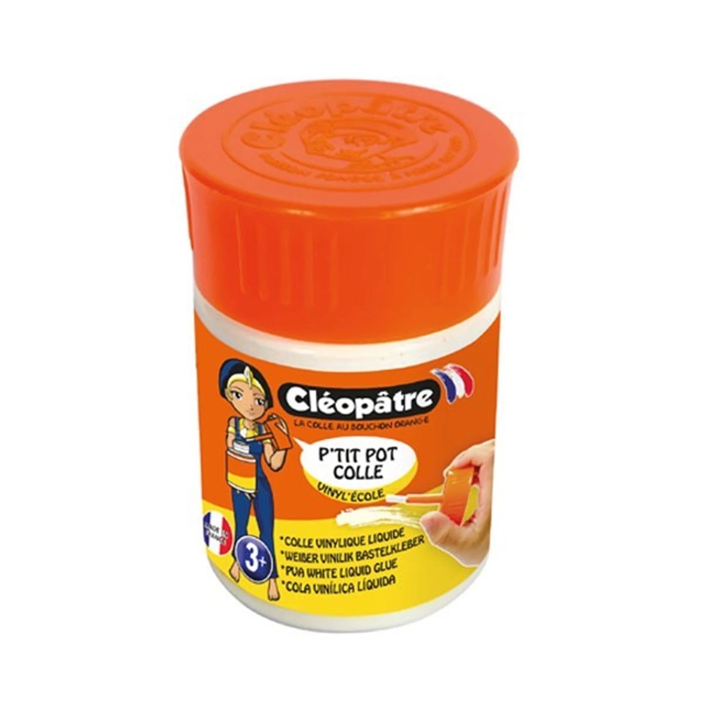 KIT LA MAISON A COLLE VINYL'ECOLE 5KG + 12 TÖPFE 50G MIT PINSEL