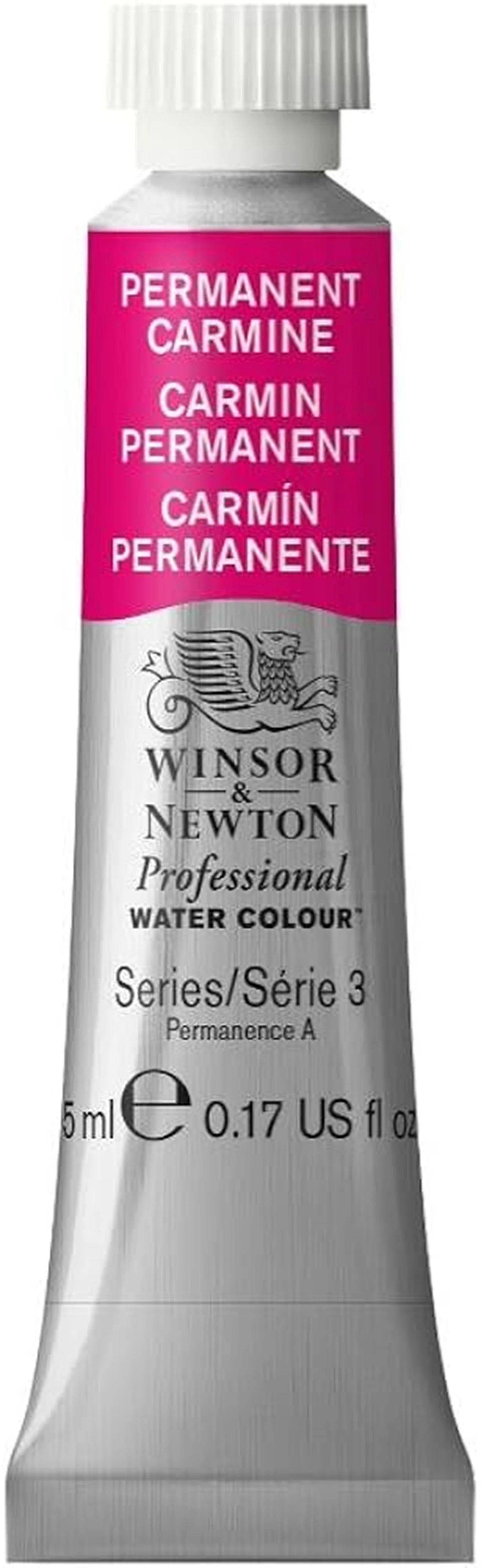 W&N PROF. ACQUERELLO TUBO 5ML PERMANENTE CARMINIO
