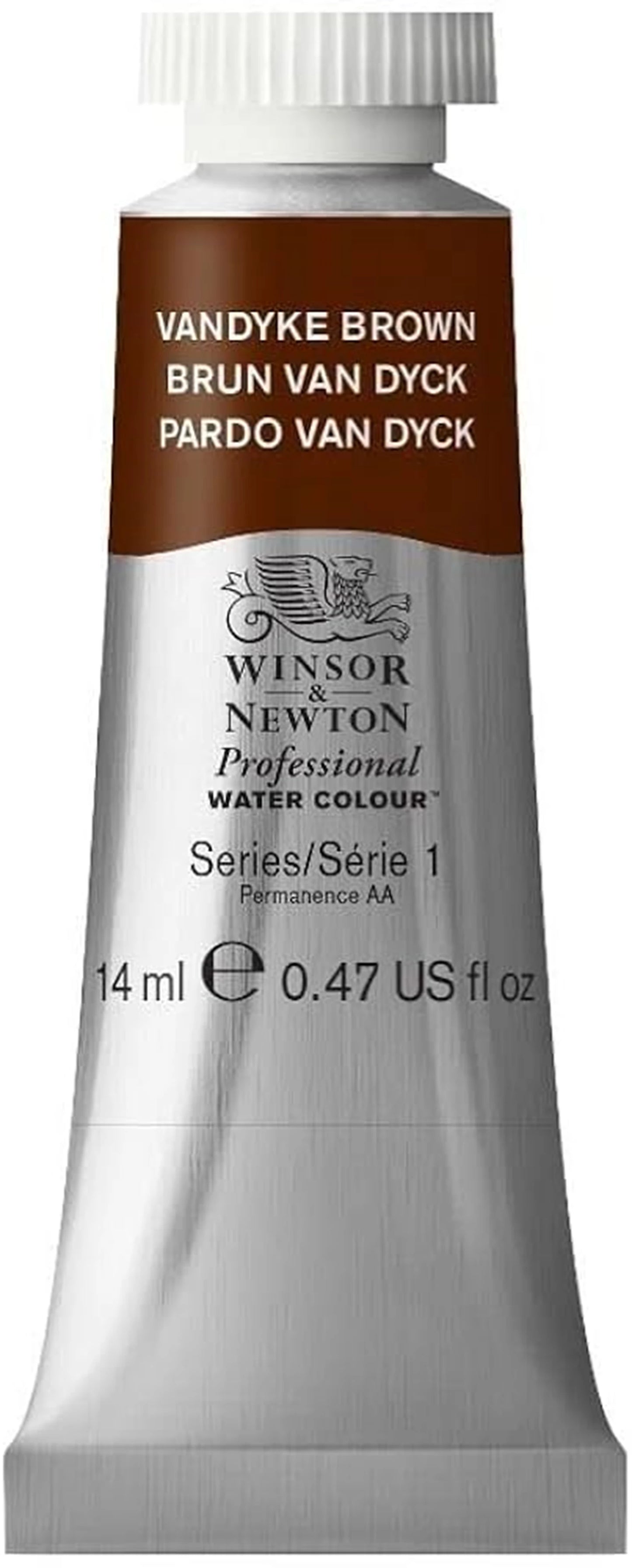 W&N PROF. ACQUERELLO TUBO 14ML MARRONE VANDYKE