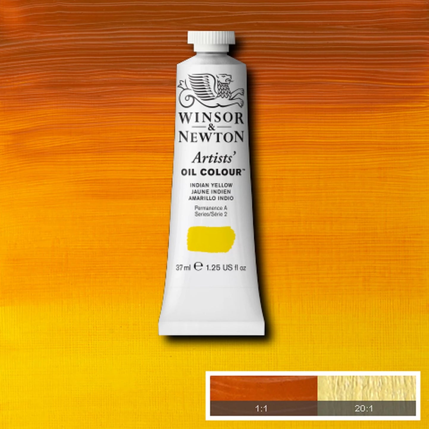 W&N ARTISTS' OIL PAINT TUBO DA 37ML GIALLO INDIANO