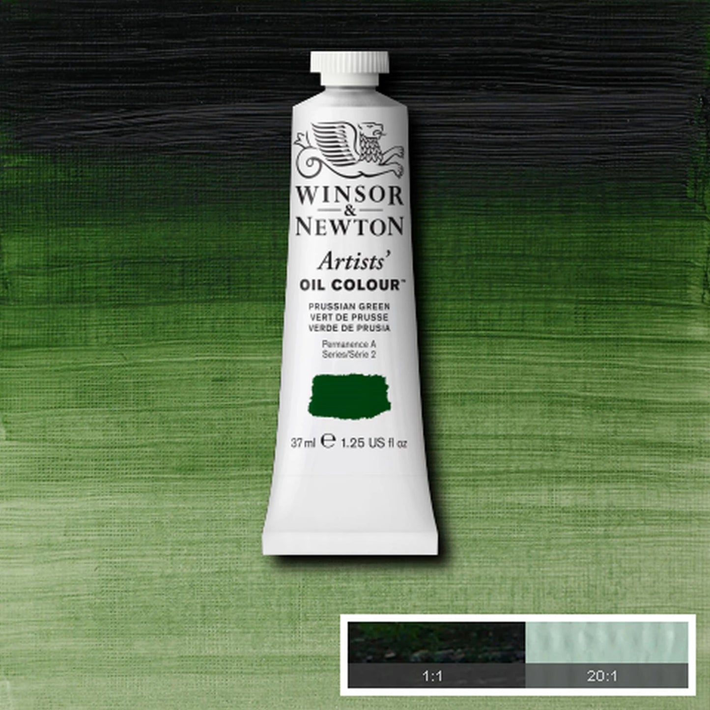 W&N ARTISTS' OIL PAINT TUBO DA 37ML VERDE DI PRUSSIA