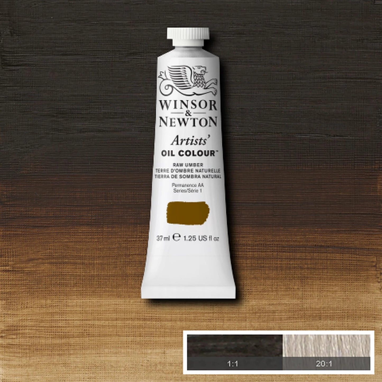 W&N ARTISTS' OIL PAINT TUBO DA 37ML UMBRA NATURALE