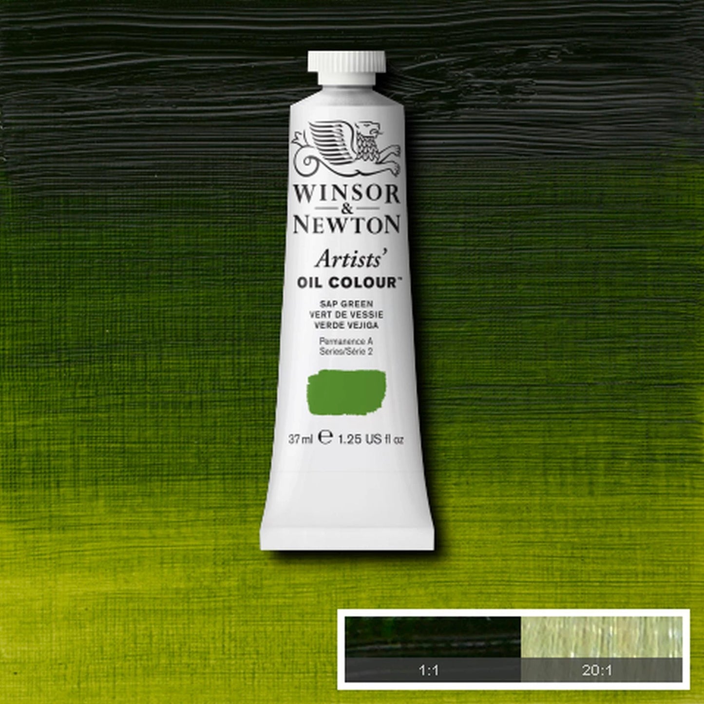 W&N ARTISTS' OIL PAINT TUBO DA 37ML VERDE SUCCO
