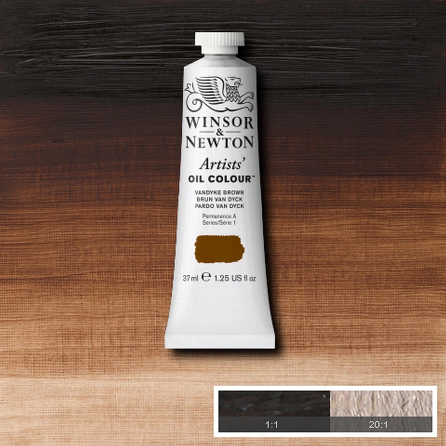 W&N ARTISTS' OIL PAINT TUBO DA 37ML MARRONE VANDYKE