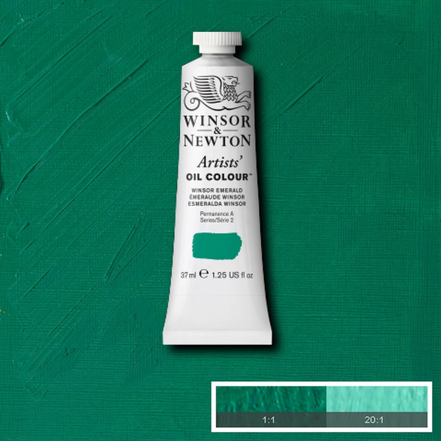 W&N ARTISTS' OIL PAINT TUBO DA 37 ML WINSOR EMERALD