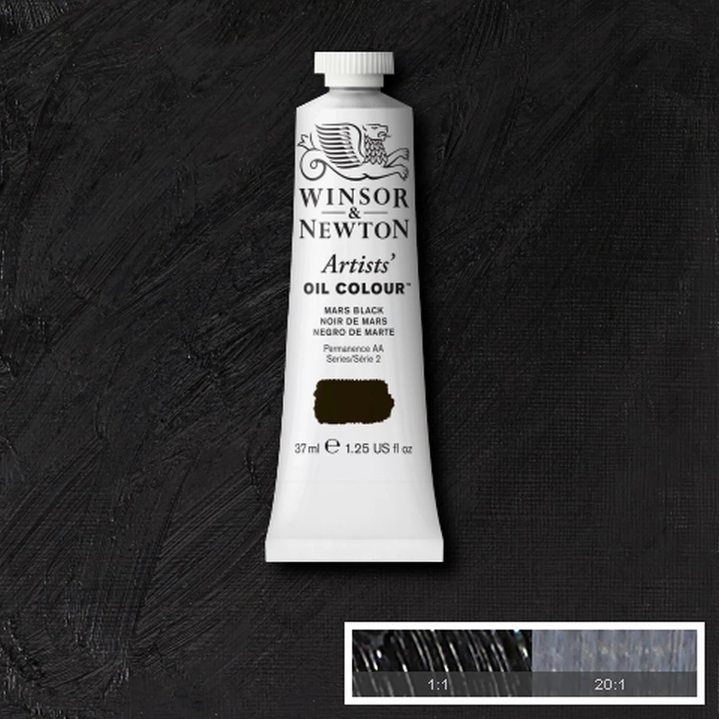 W&N ARTISTS' OIL PAINT TUBO DA 37ML MARS BLACK