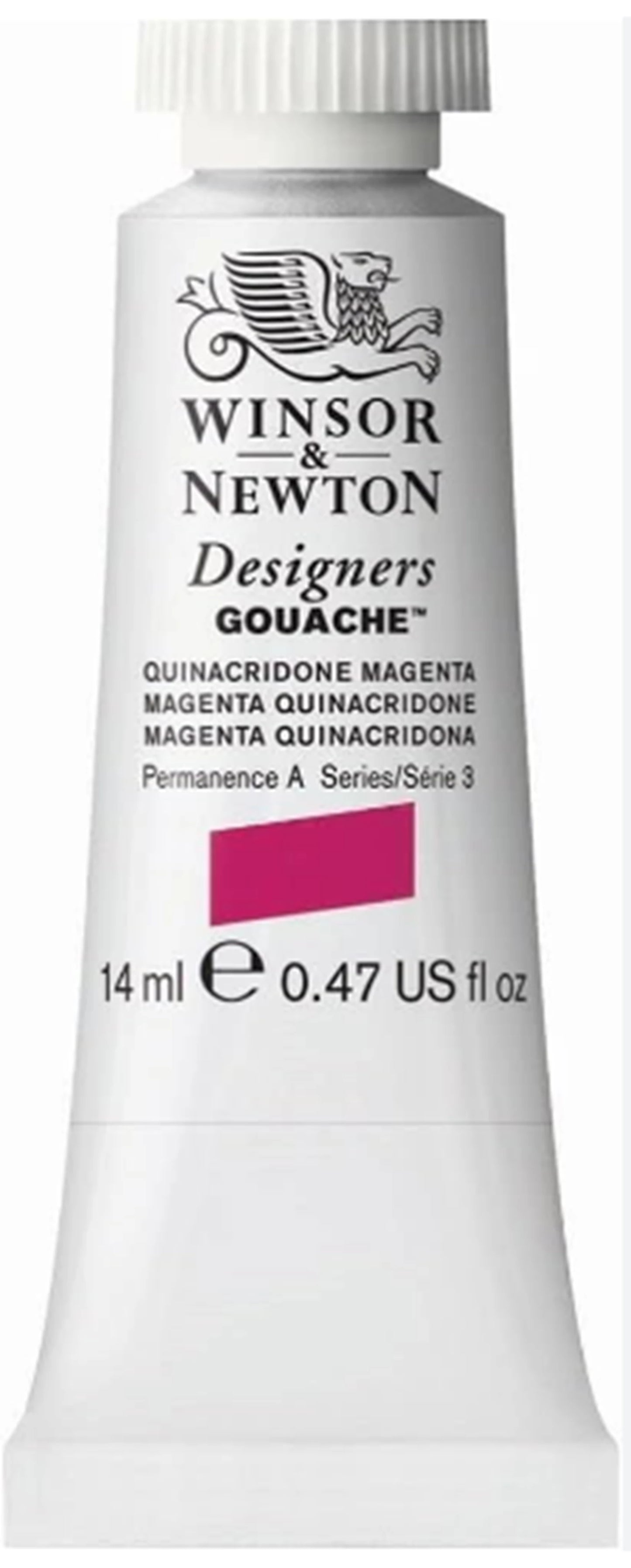 W&N DESIGNERS GOUACHE TUBO 14ML QUINACRIDONE MAGENTA