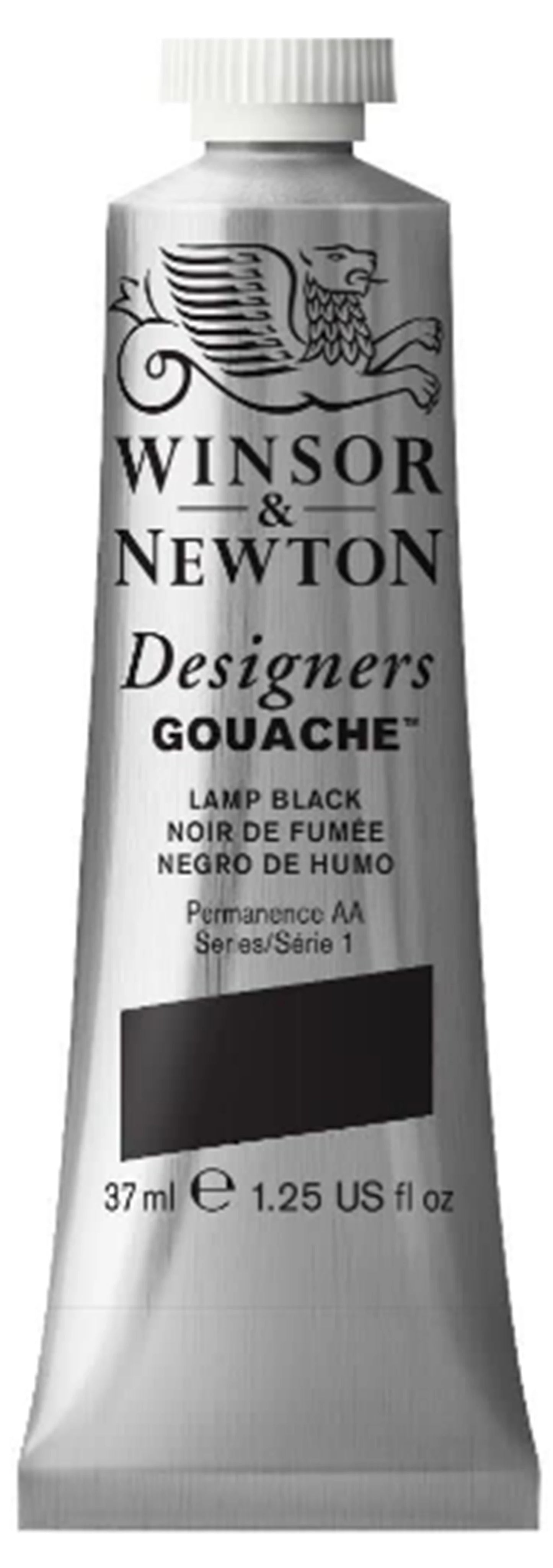 W&N DESIGNERS GOUACHE 37 ML NERO LAMPADA