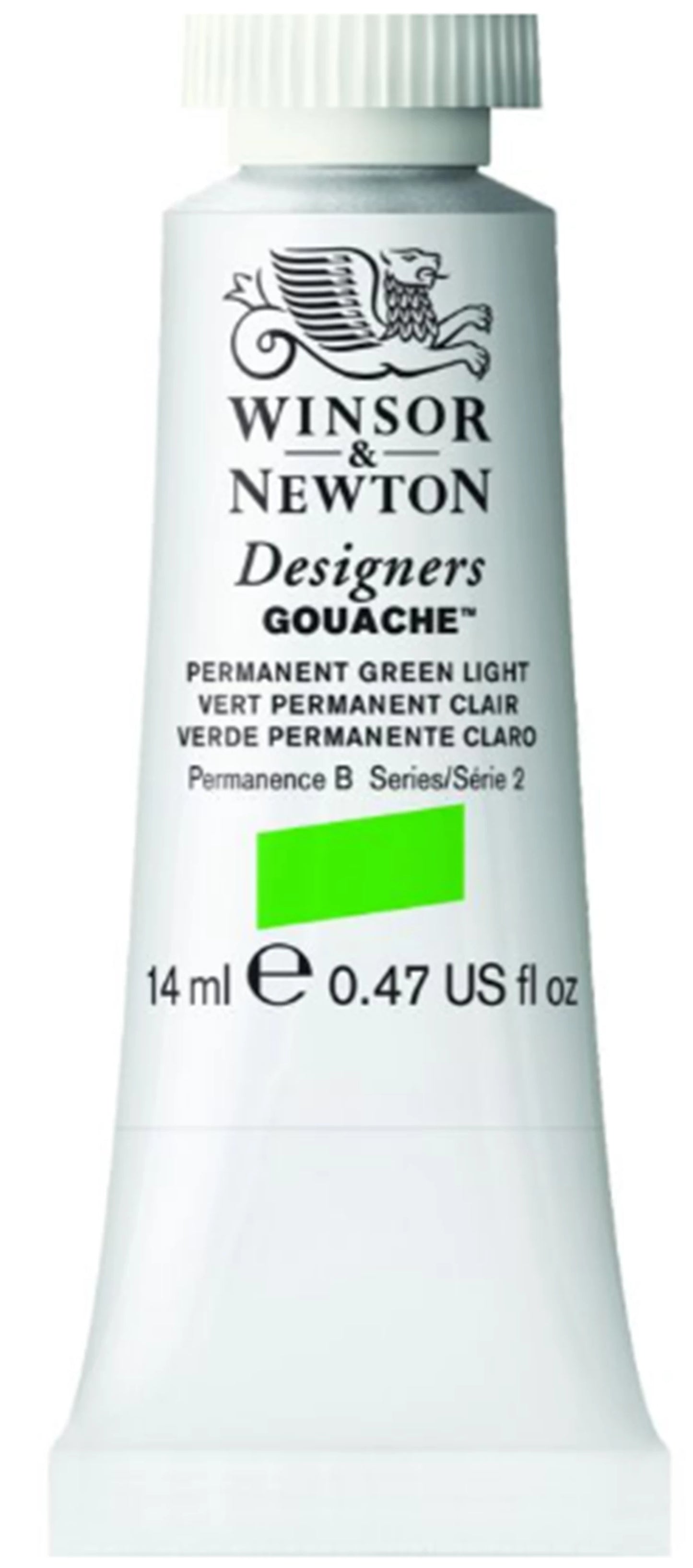W&N DESIGNERS GOUACHE TUBO DA 14 ML PERMANENTE VERDE CHIARO