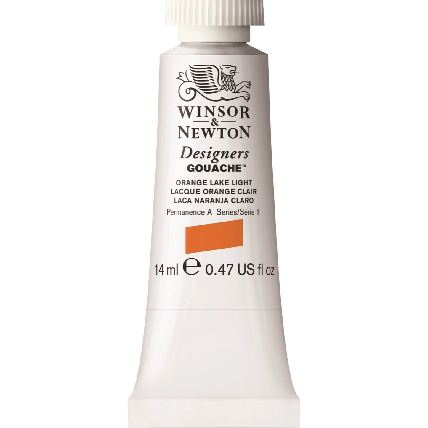 W&N DESIGNERS GOUACHE TUBO 14ML LACCA ARANCIONE CHIARO