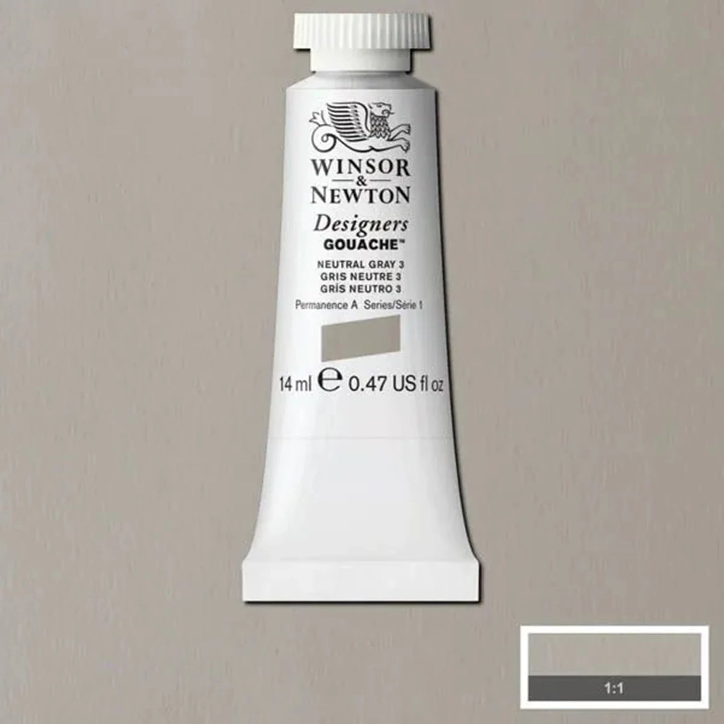 W&N DESIGNERS GOUACHE TUBO 14ML GRIGIO NEUTRO N. 3