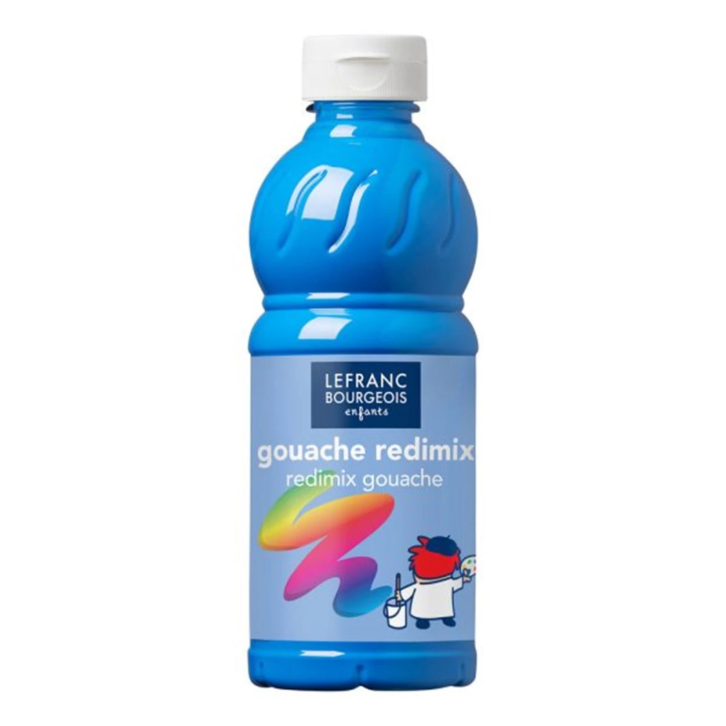 LFB TEMPERA LIQUIDA REDIMIX BOTTIGLIA DA 500ML - BLU FLUO