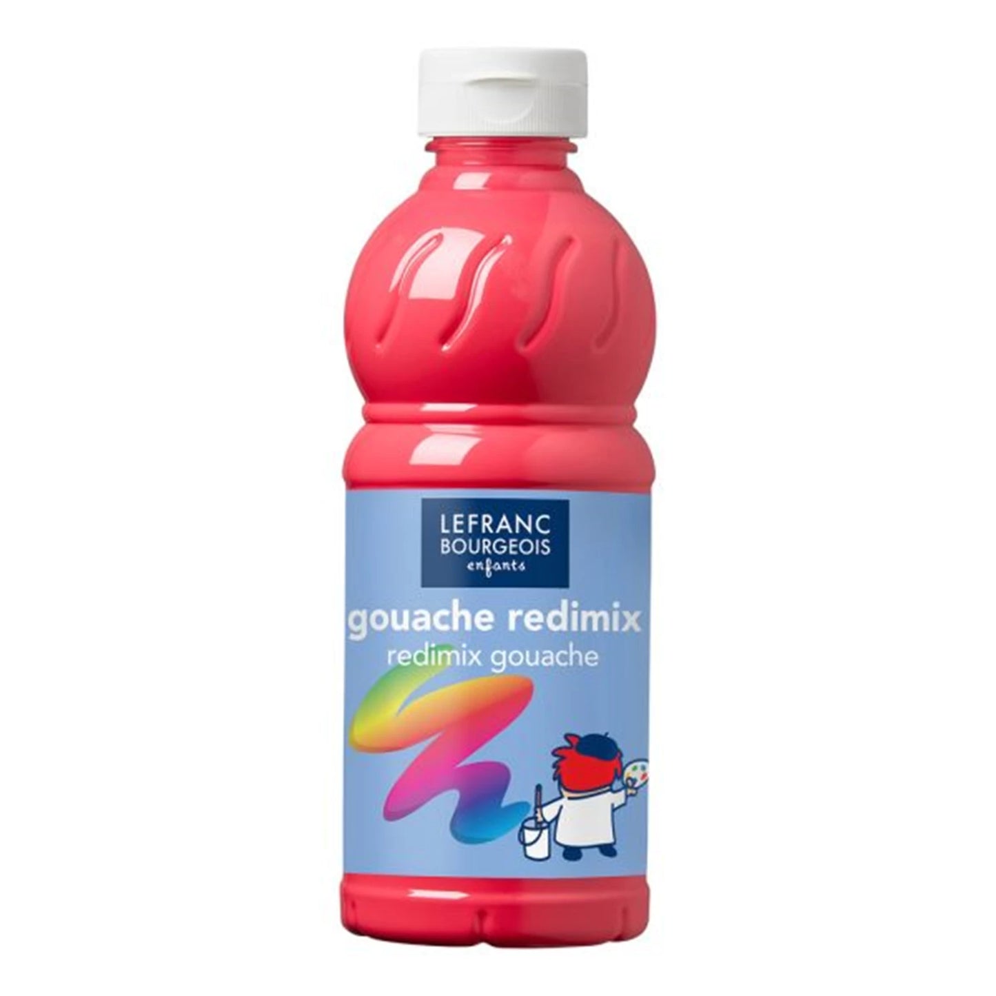 LFB TEMPERA LIQUIDA REDIMIX BOTTIGLIA 500ML - ROSSO FLUO