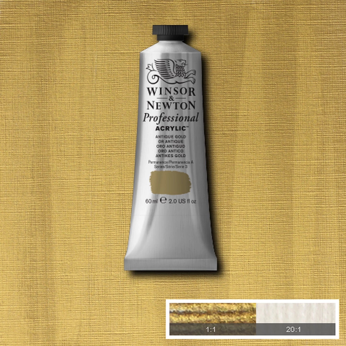 W&N PROF. VERNICE ACRILICA TUBO DA 60 ML ORO ANTICO