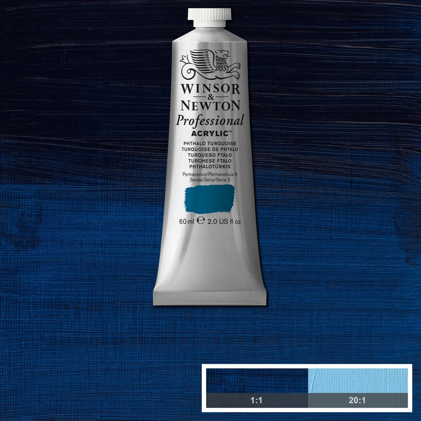 W&N PROF. COLORE ACRILICO TUBO 60ML FTALOTOTURCHESE