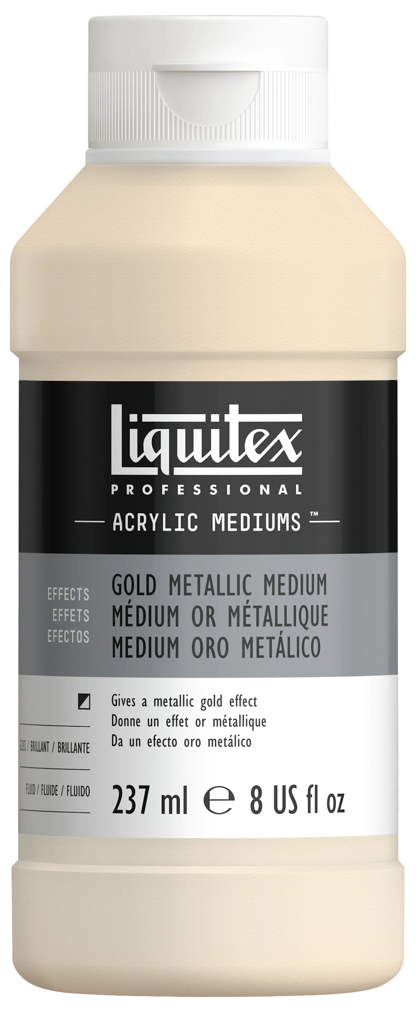 LQX ACRILICO METALLIZZATO ORO MEDIO 237ML