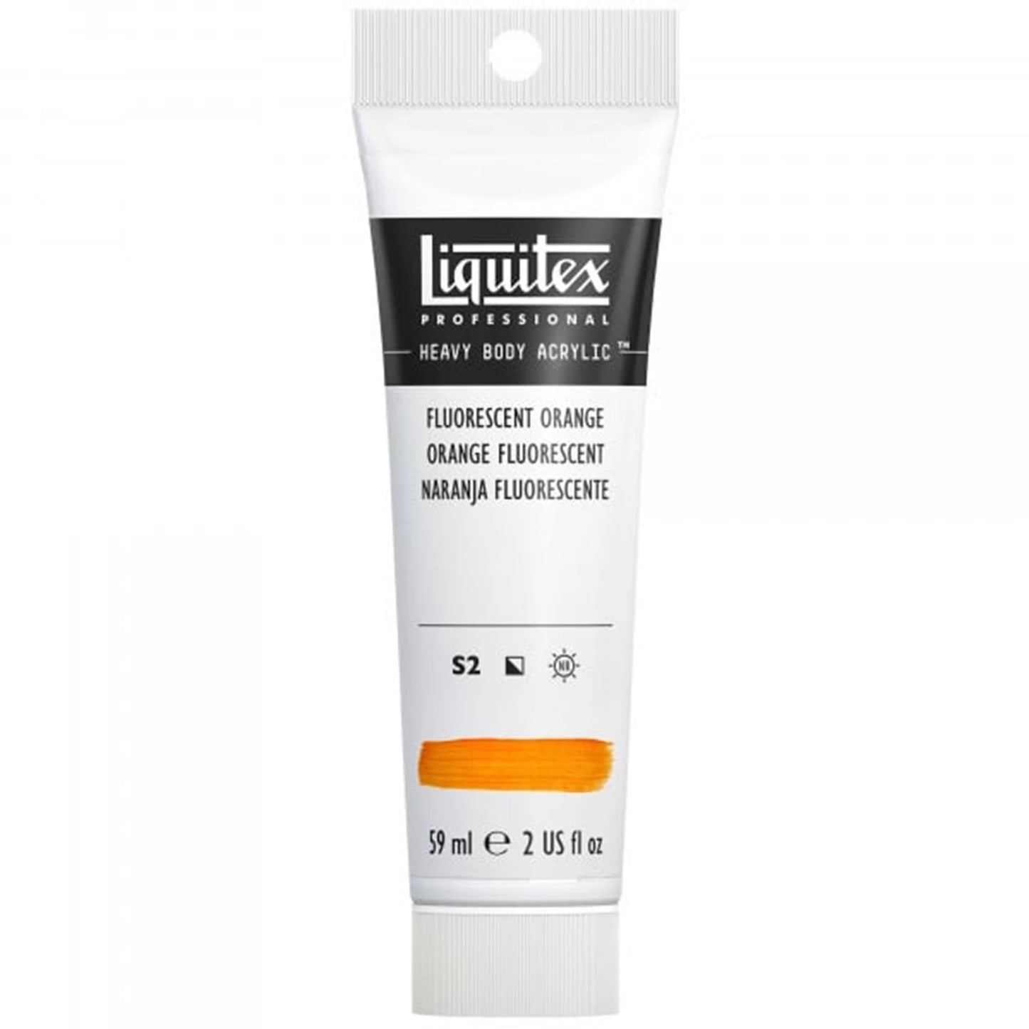 LQX PROF. VERNICE ACRILICA PESANTE TUBO DA 59 ML ARANCIO FLUO