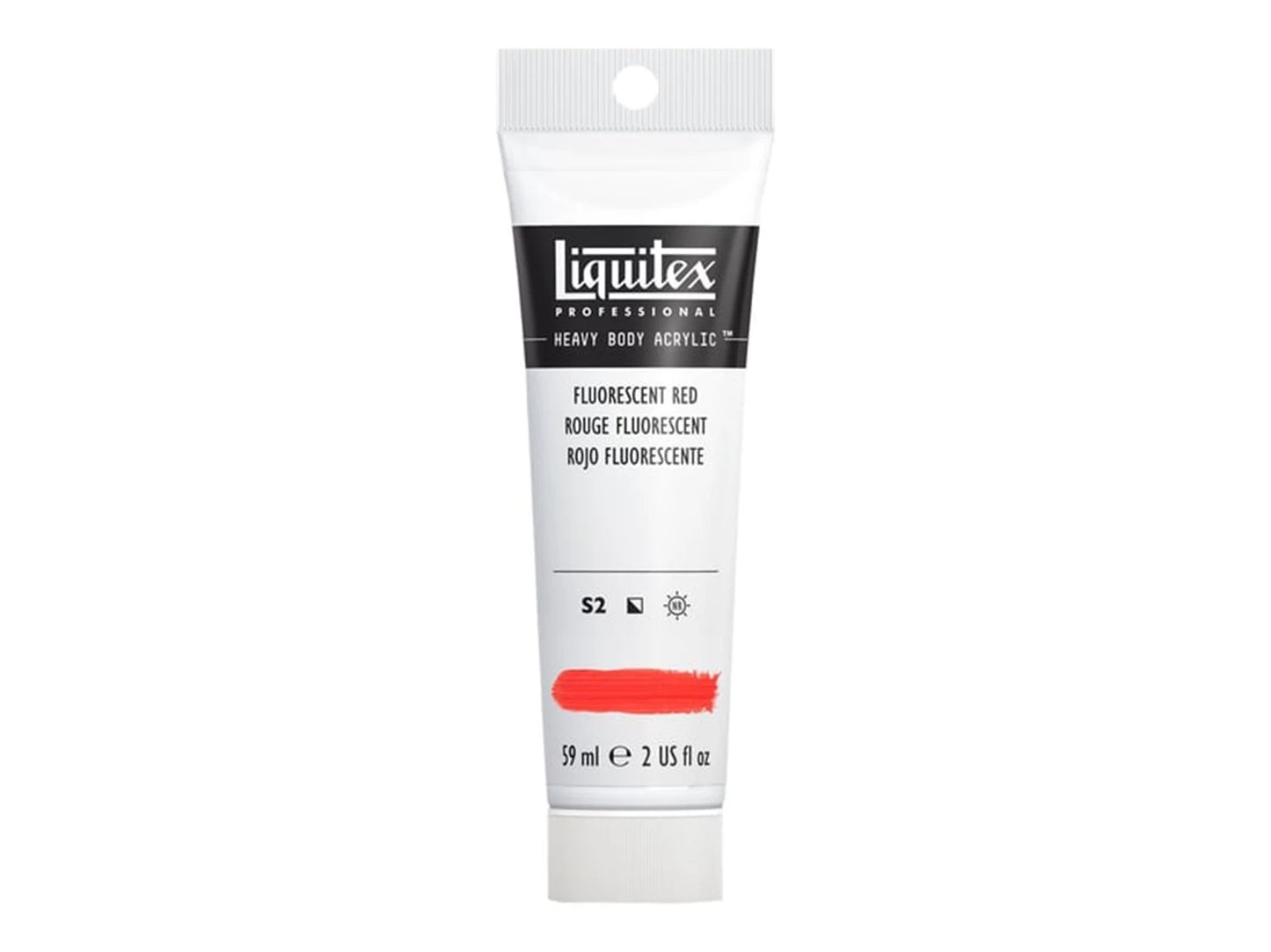 LQX PROF. VERNICE ACRILICA PESANTE TUBO DA 59 ML ROSSO FLUO