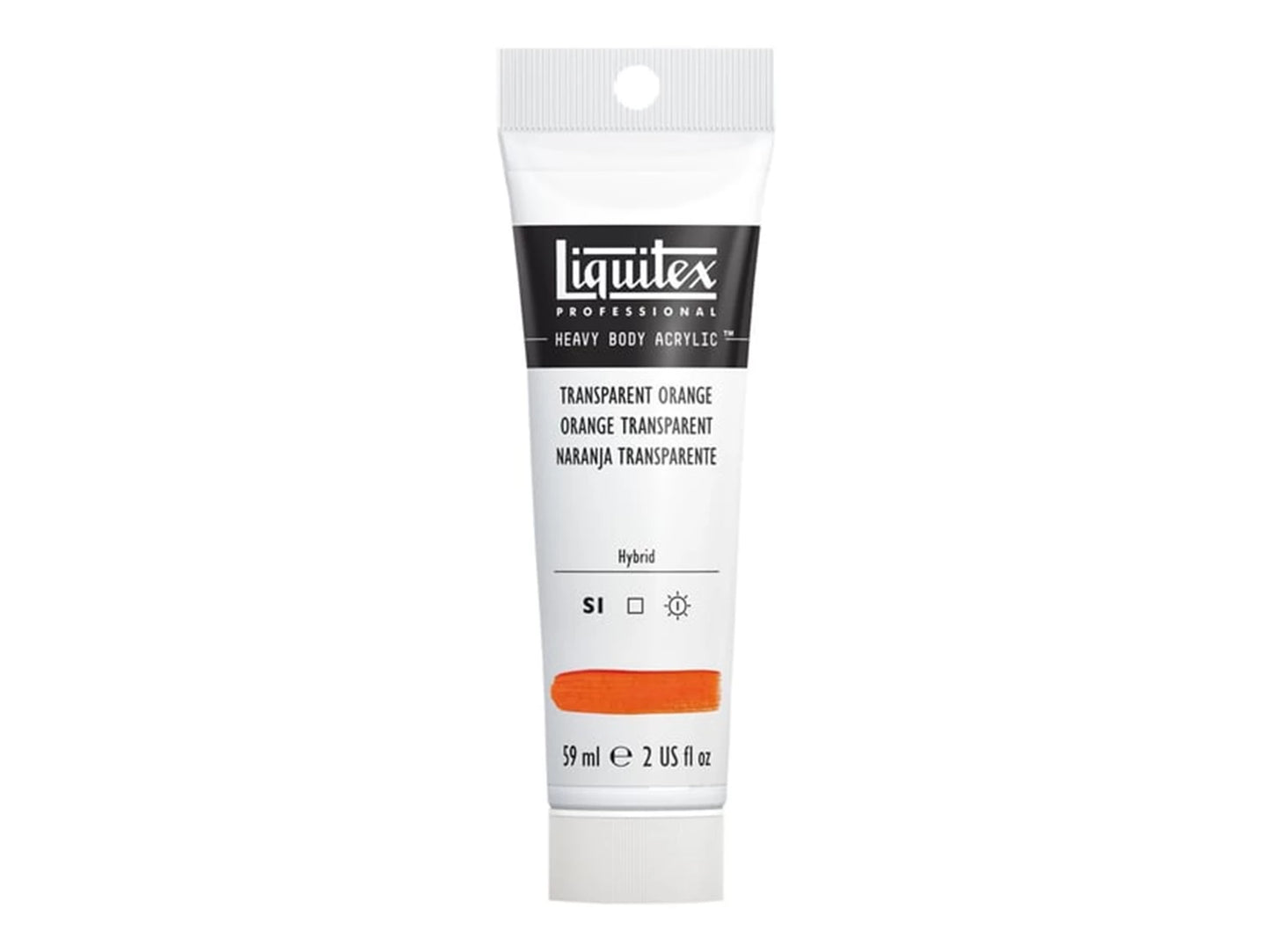 LQX PROF. VERNICE ACRILICA PER CORPO PESANTE TUBO DA 59 ML ARANCIONE TRASPARENTE