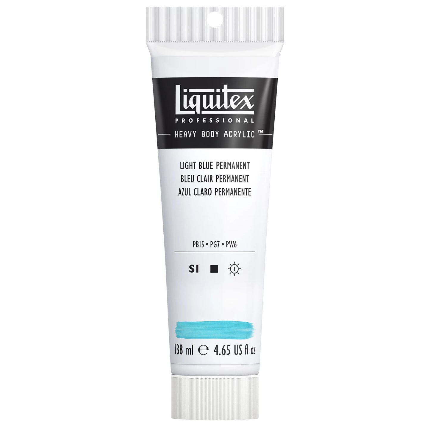LQX PROF. VERNICE ACRILICA PESANTE TUBO DA 138 ML AZZURRO CHIARO PERMANENTE
