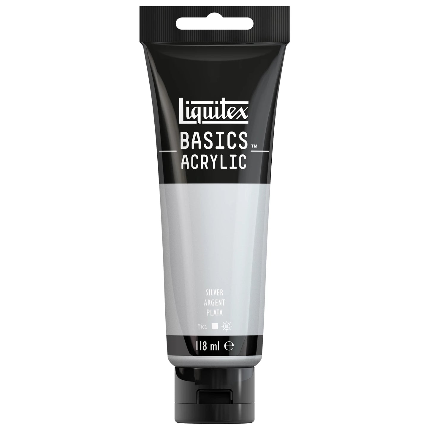 LQX BASICS COLORE ACRILICO TUBO 118ML ARGENTO