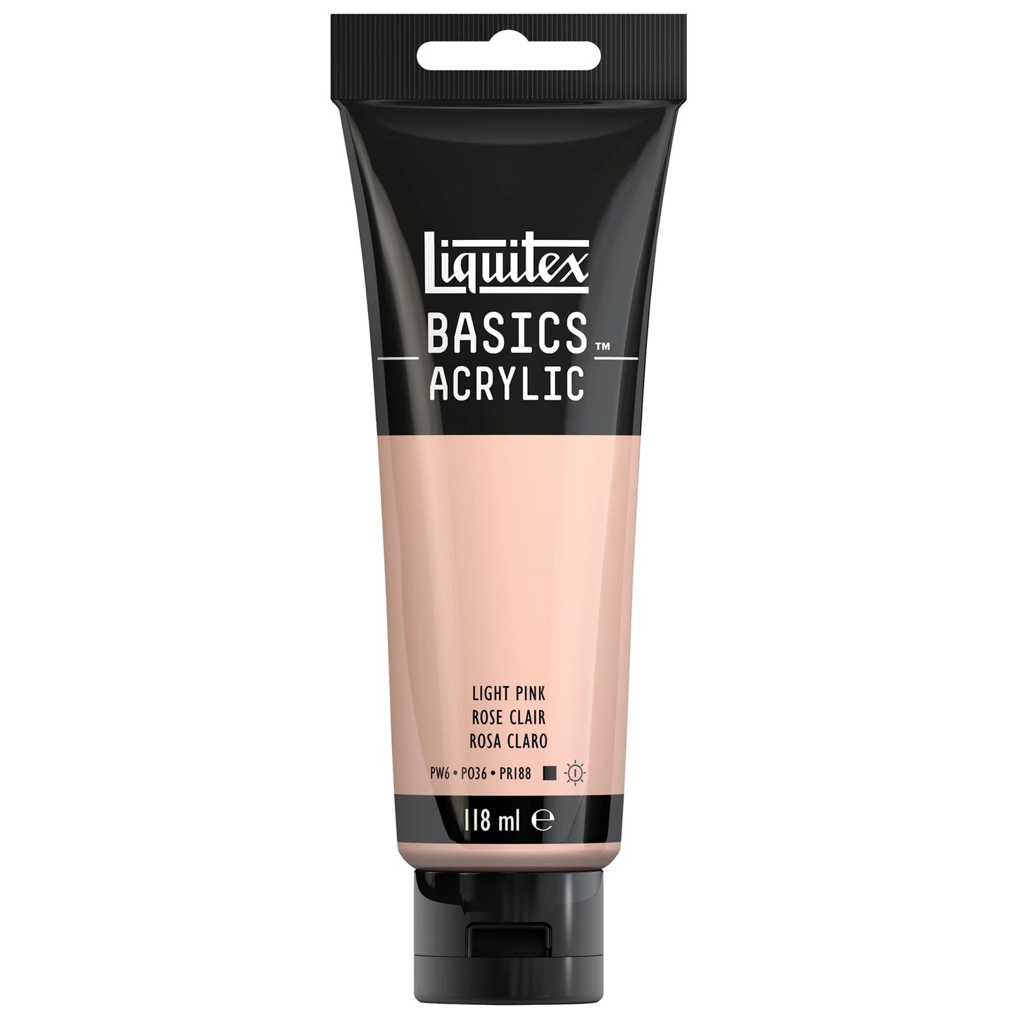 LQX BASICS COLORE ACRILICO TUBO 118ML PORTRAITROSA LIGHT