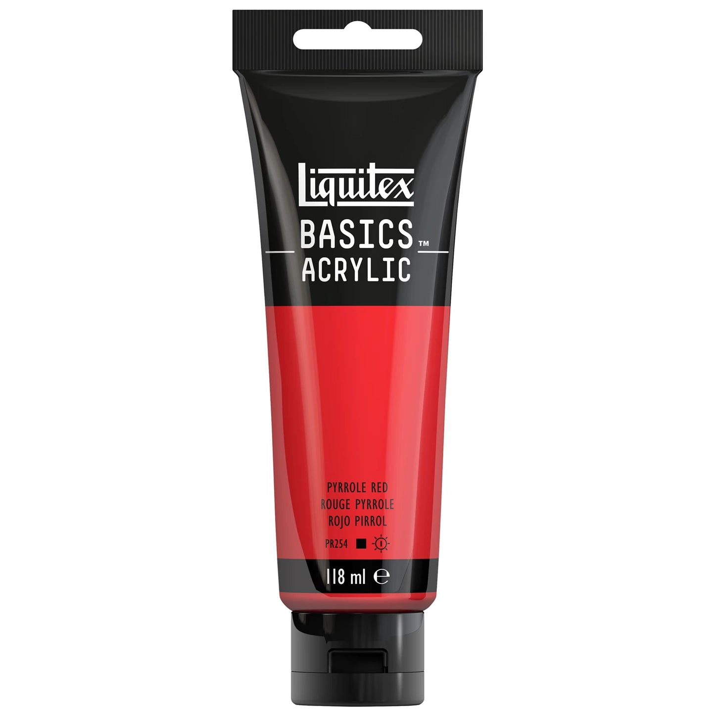 LQX BASICS COLORE ACRILICO TUBO 118ML PYRROL ROSSO