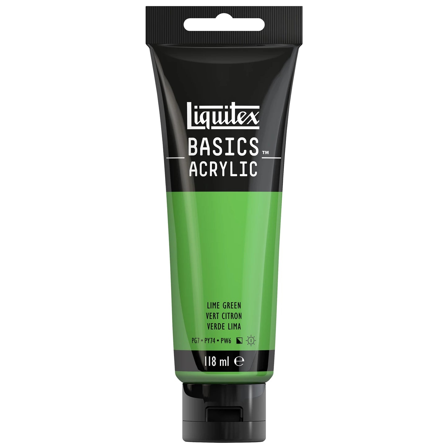 LQX BASICS COLORE ACRILICO TUBO 118ML VERDE LIMONE