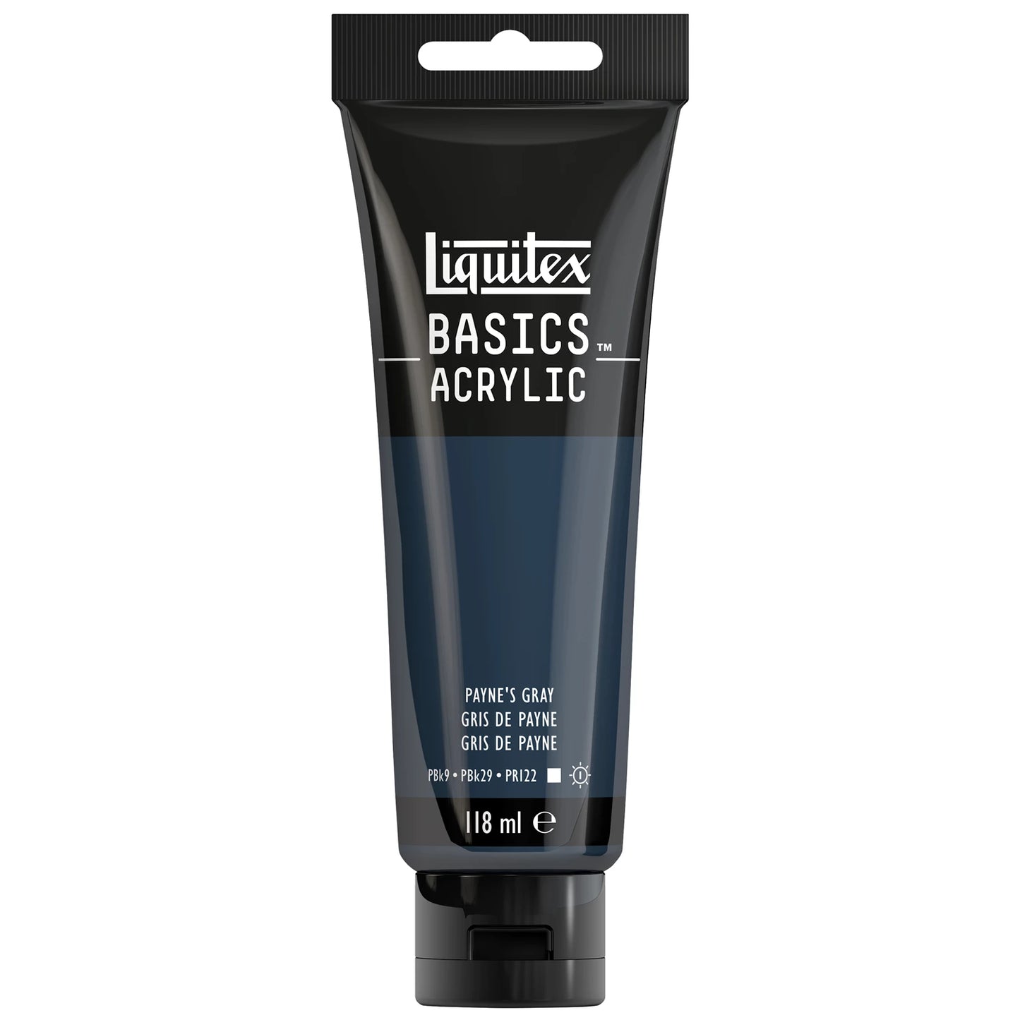 LQX BASICS COLORE ACRILICO TUBO DA 118 ML GRIGIO PAYNE