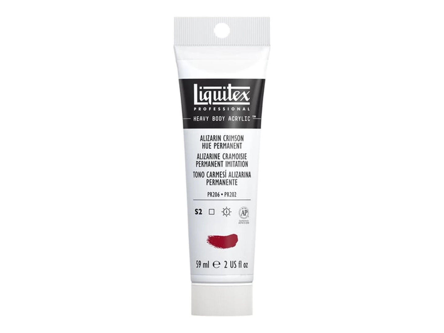 LQX PROF. COLORE ACRILICO PESANTE TUBO DA 59 ML CARME RED PERMANENTE