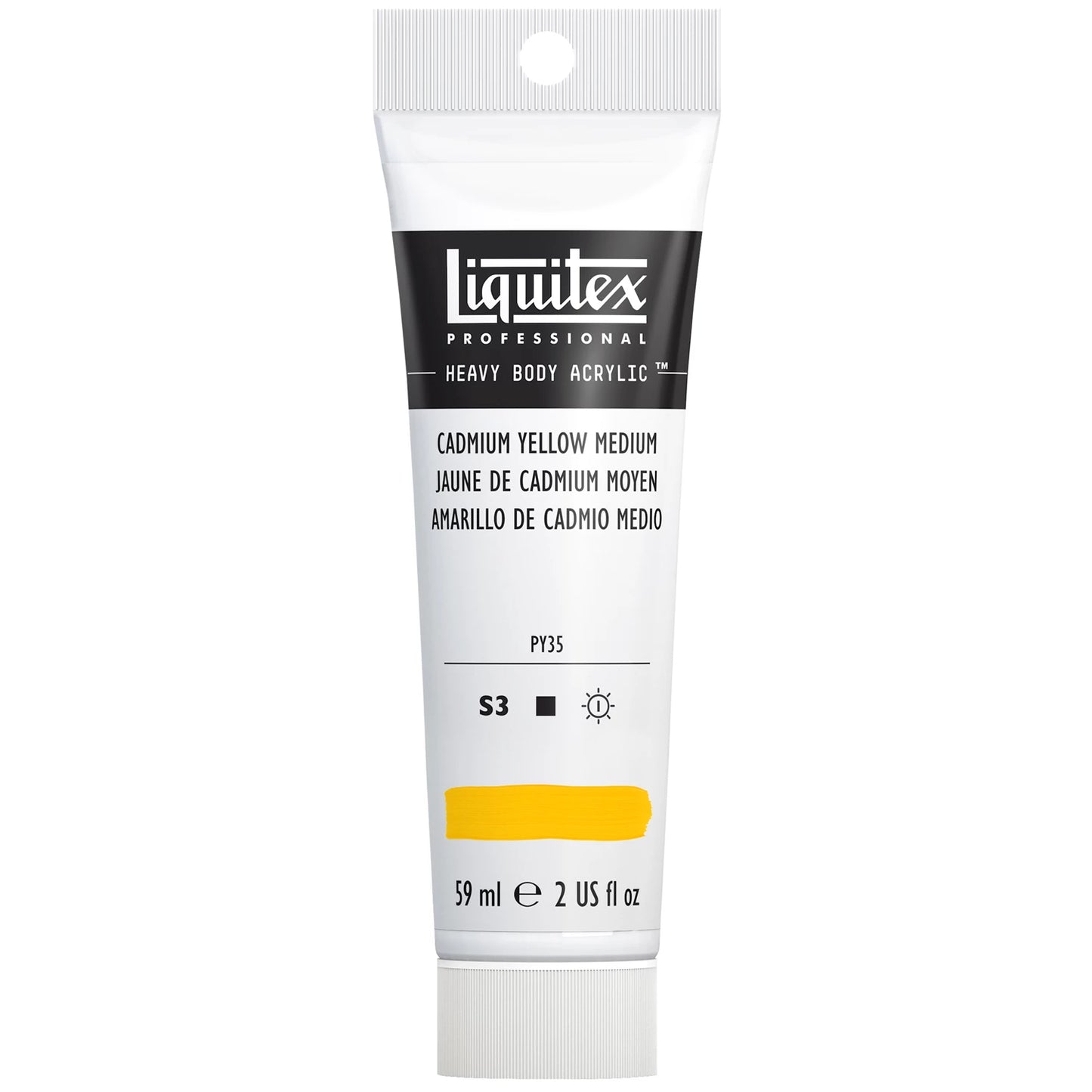 LQX PROF. VERNICE ACRILICA PESANTE TUBO DA 59 ML CENTRO GIALLO CADMIO