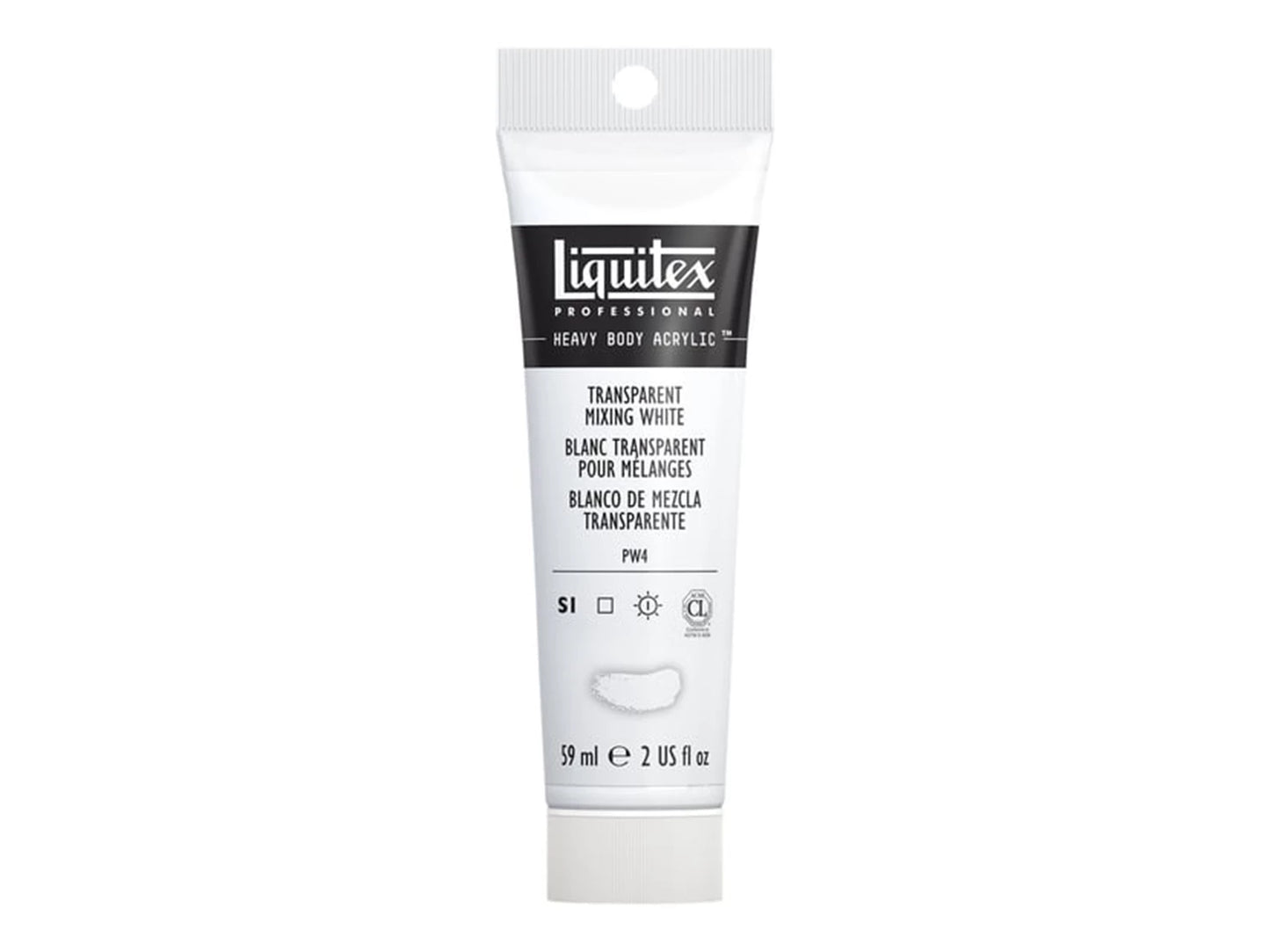 LQX PROF. VERNICE ACRILICA PESANTE TUBO DA 59 ML SUDORE MISTO TRASPARENTE