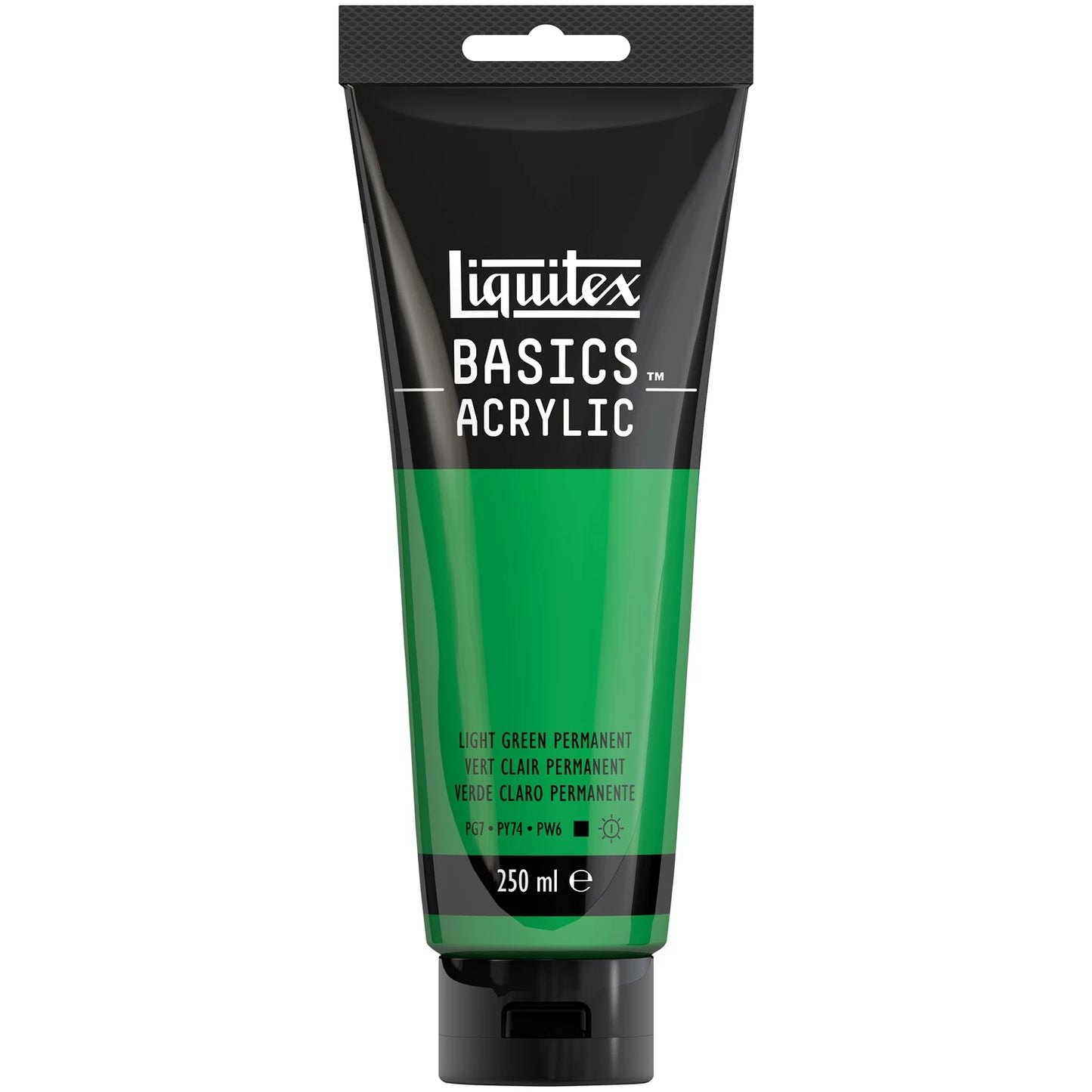 LQX BASICS COLORE ACRILICO TUBO DA 250ML COLORE PERMANENTE VERDE PROSTITUTE