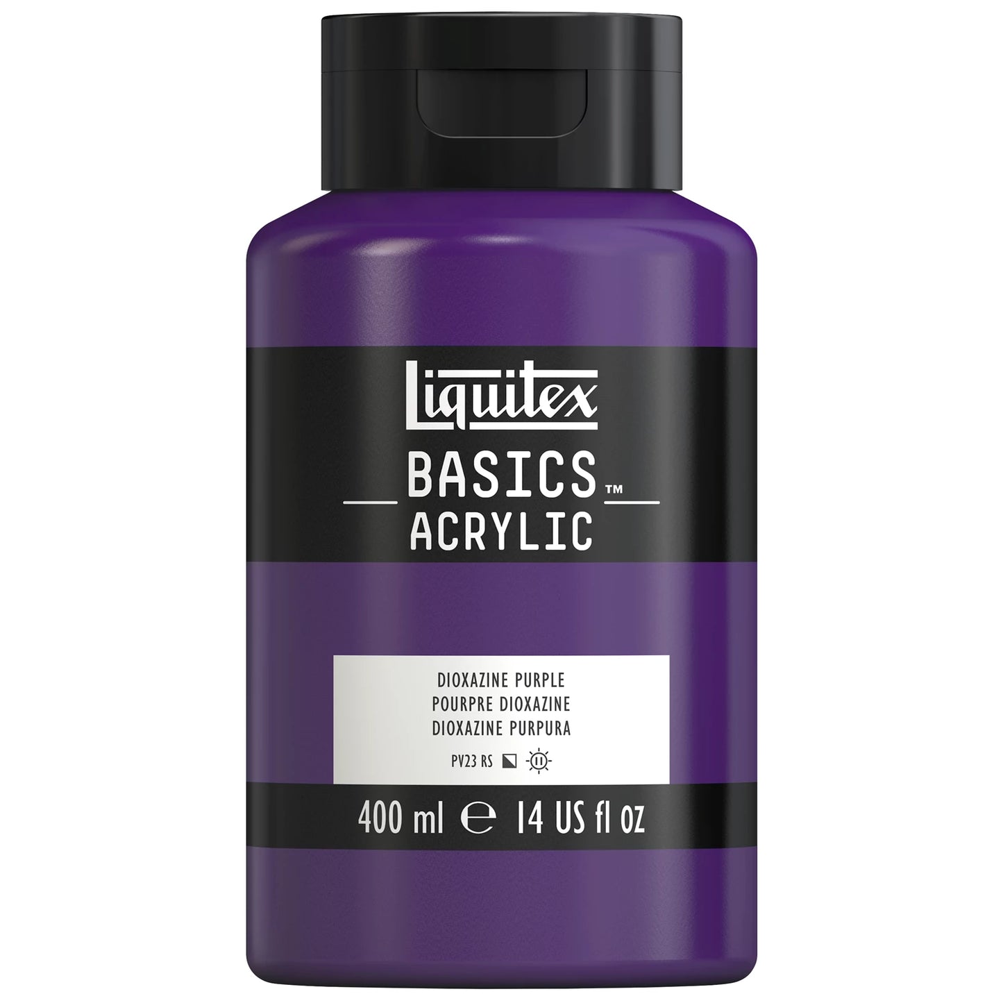 LQX BASICS COLORE ACRILICO FLACONE DA 400 ML DIOXAZINA VIOLA