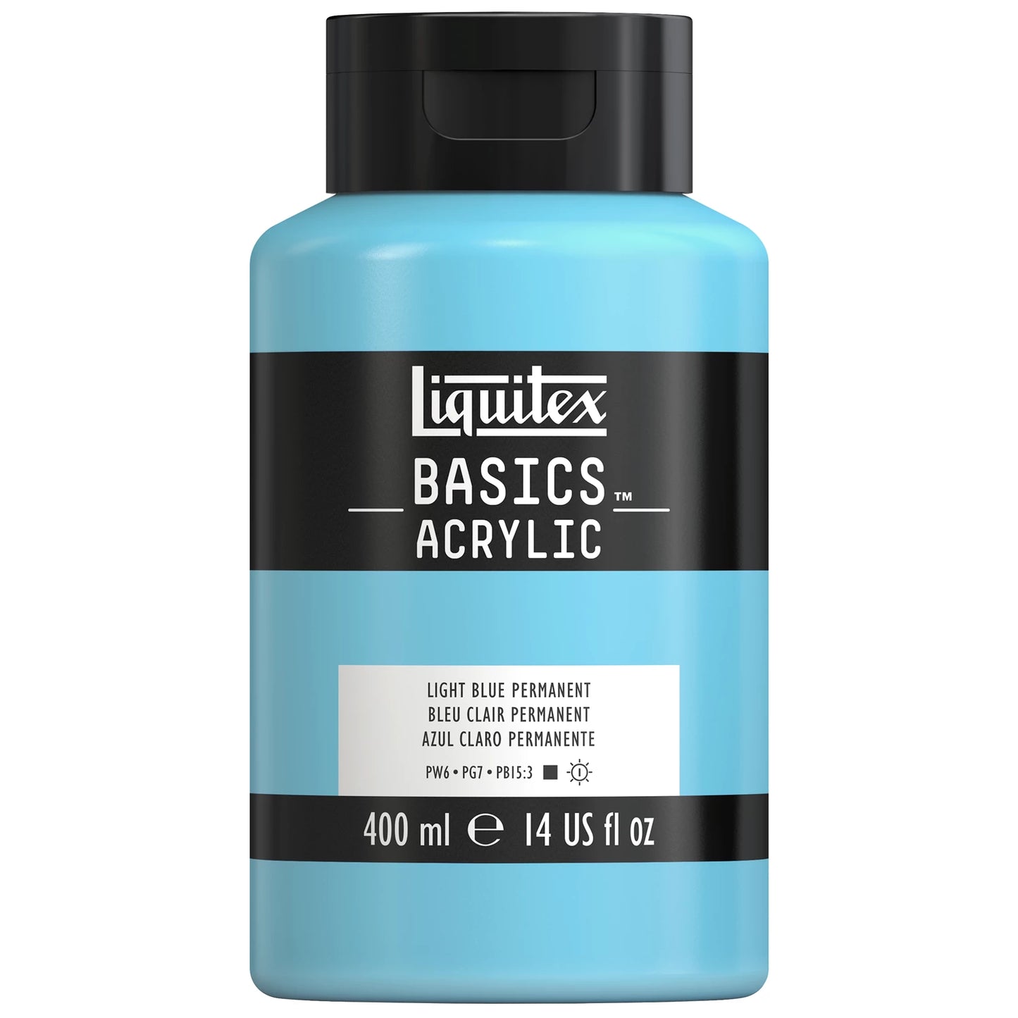 LQX BASICS COLORE ACRILICO FLACONE DA 400 ML AZZURRO PERMANENTE