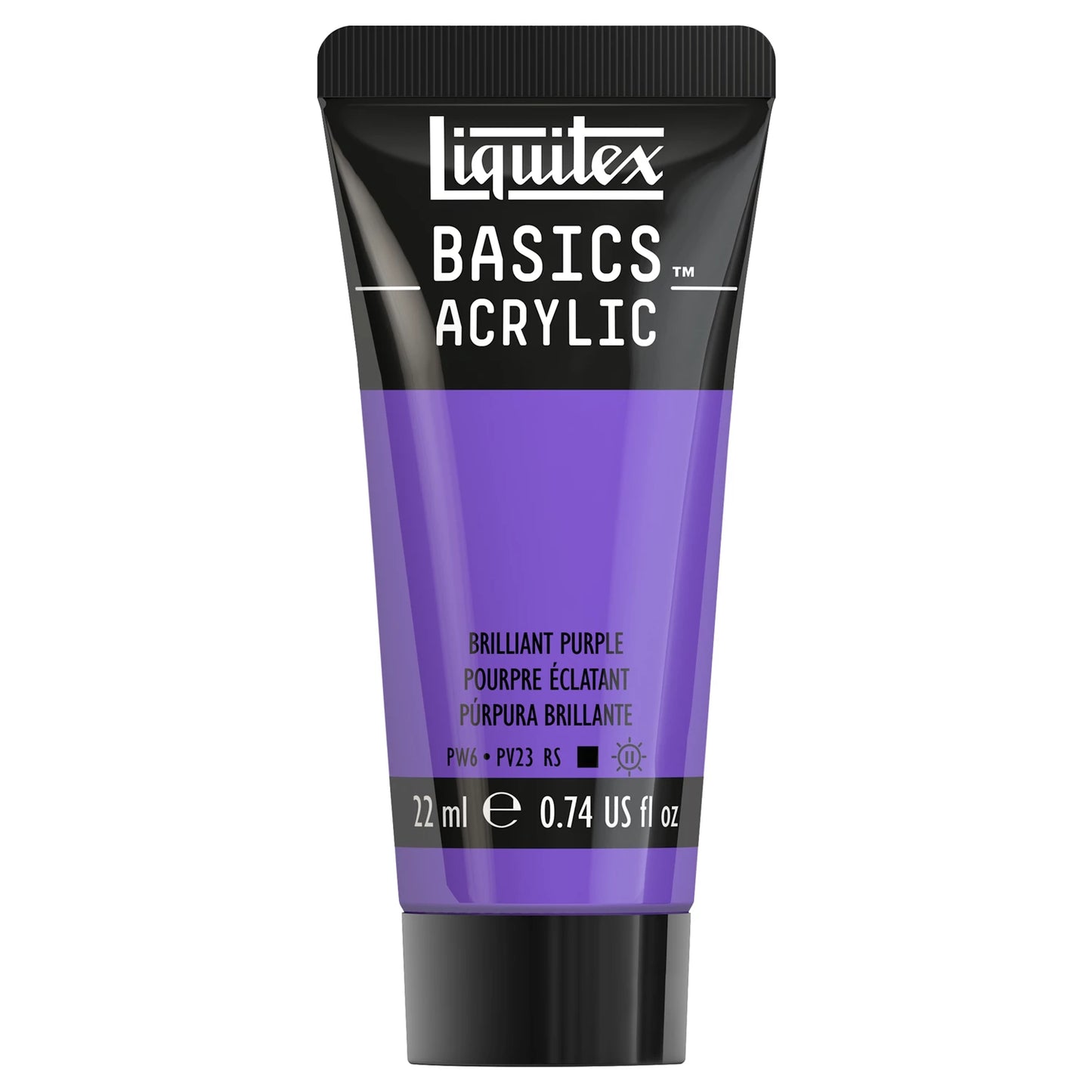 LQX BASICS COLORE ACRILICO TUBO DA 22 ML VIOLA BRILLANTE